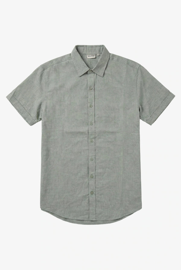 Aura Linnen Shirt Green