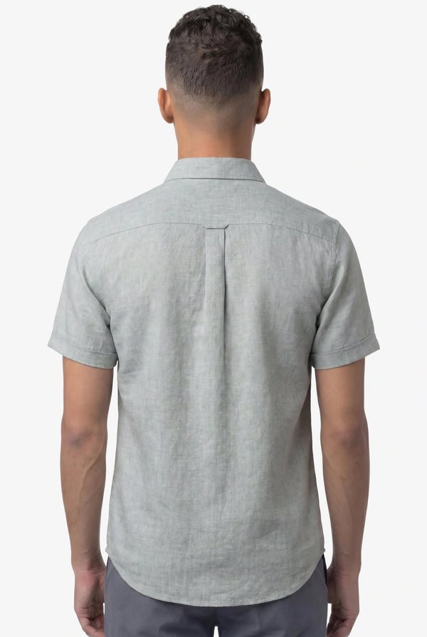 Aura Linnen Shirt Green