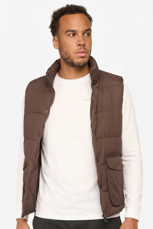 True bodywarmer Brown