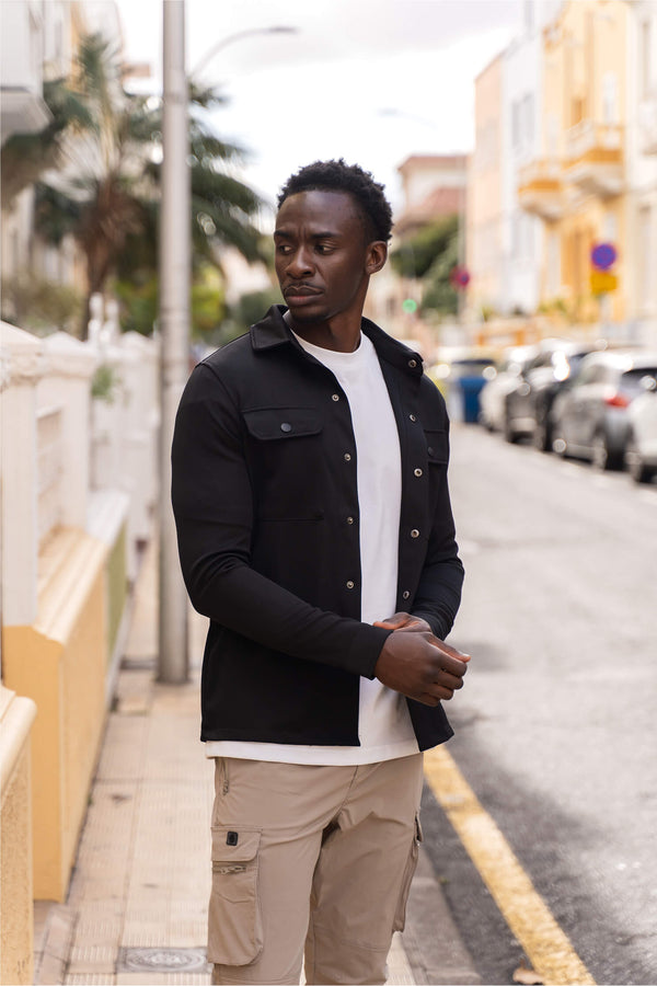 Aspect Overshirt Black