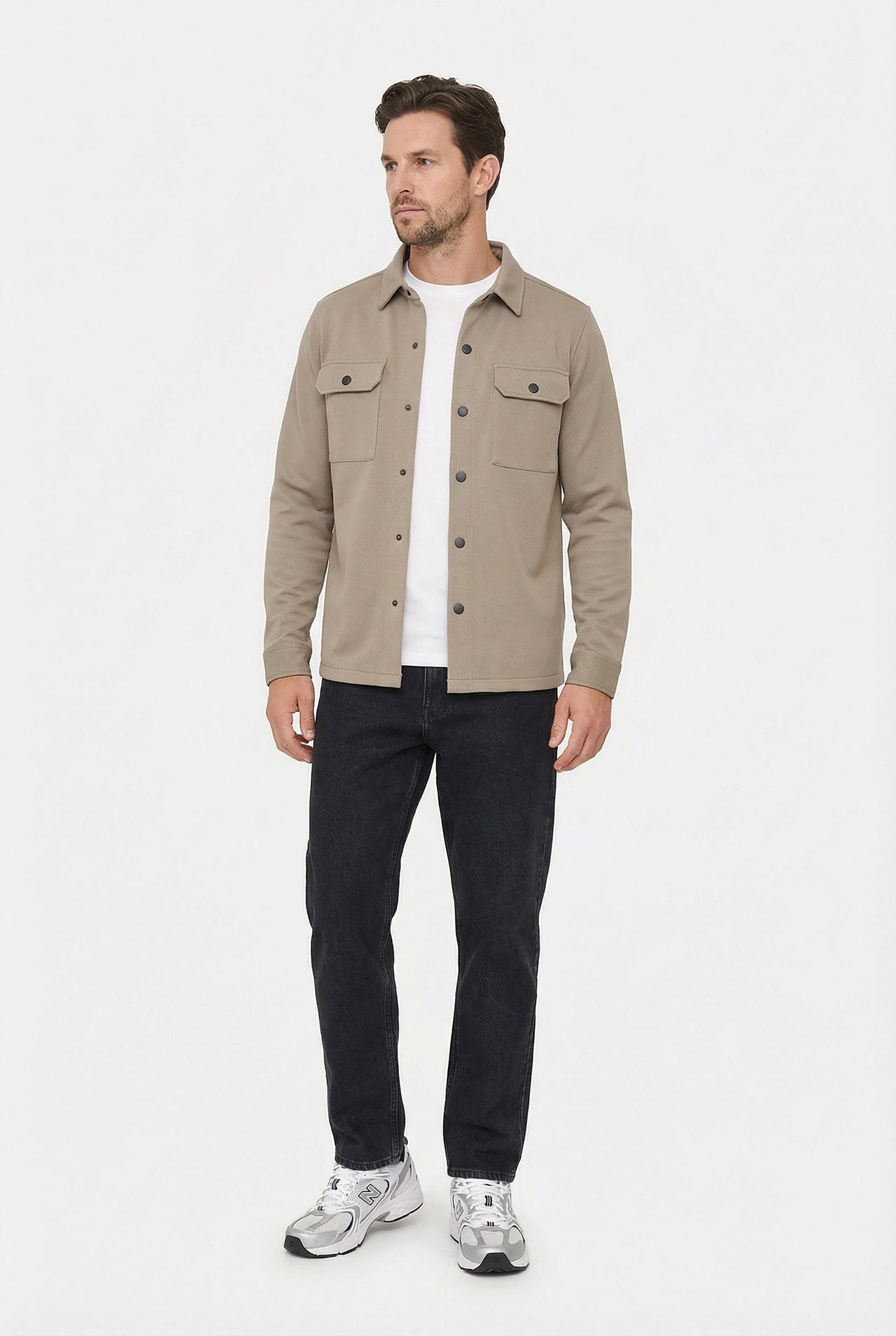 Aspect Overshirt Taupe