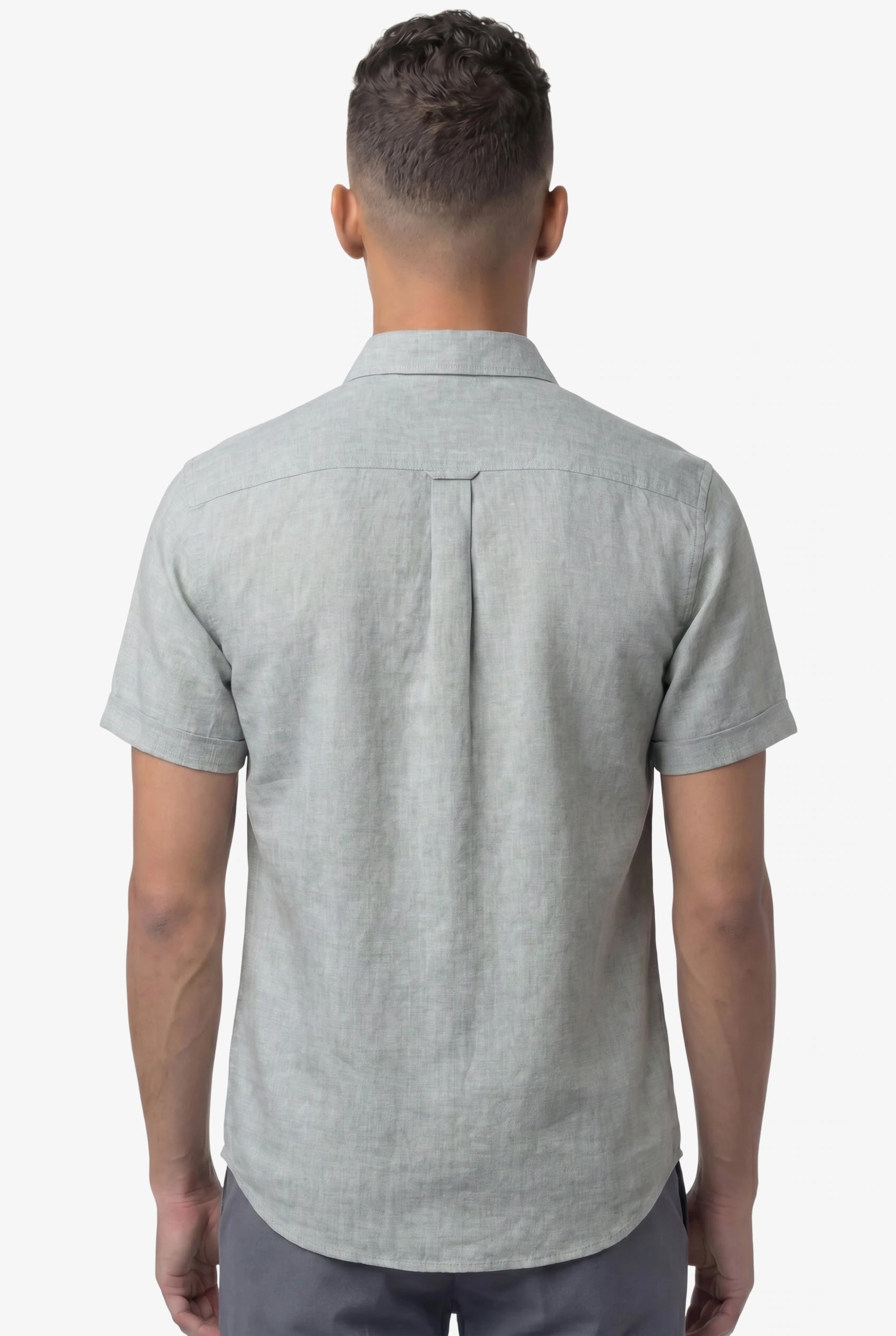 Aura Linnen Shirt Green