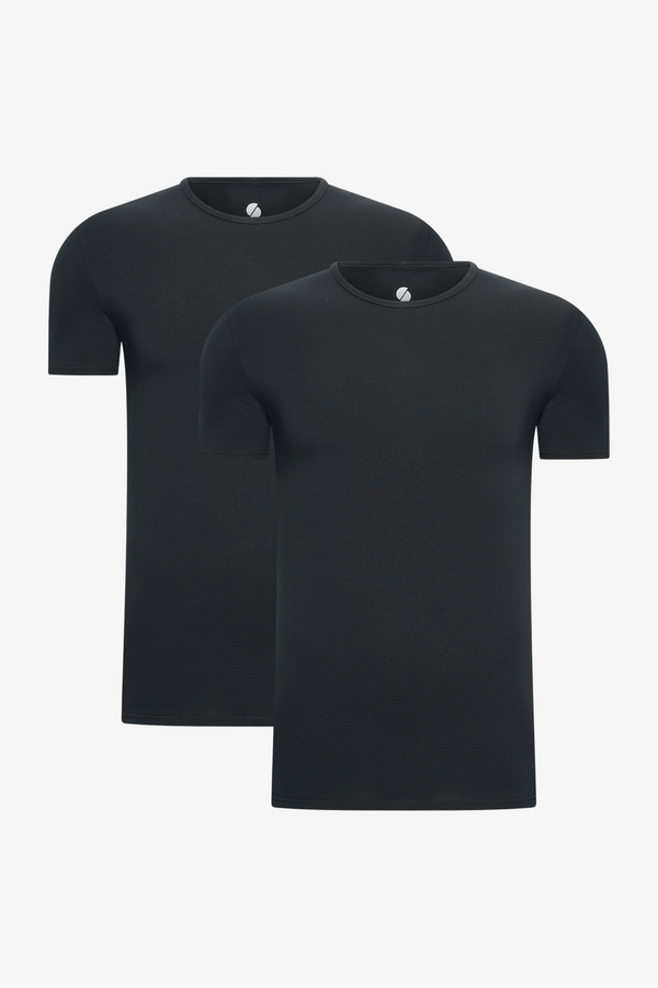 Focus 2-Pack Undershirt Black