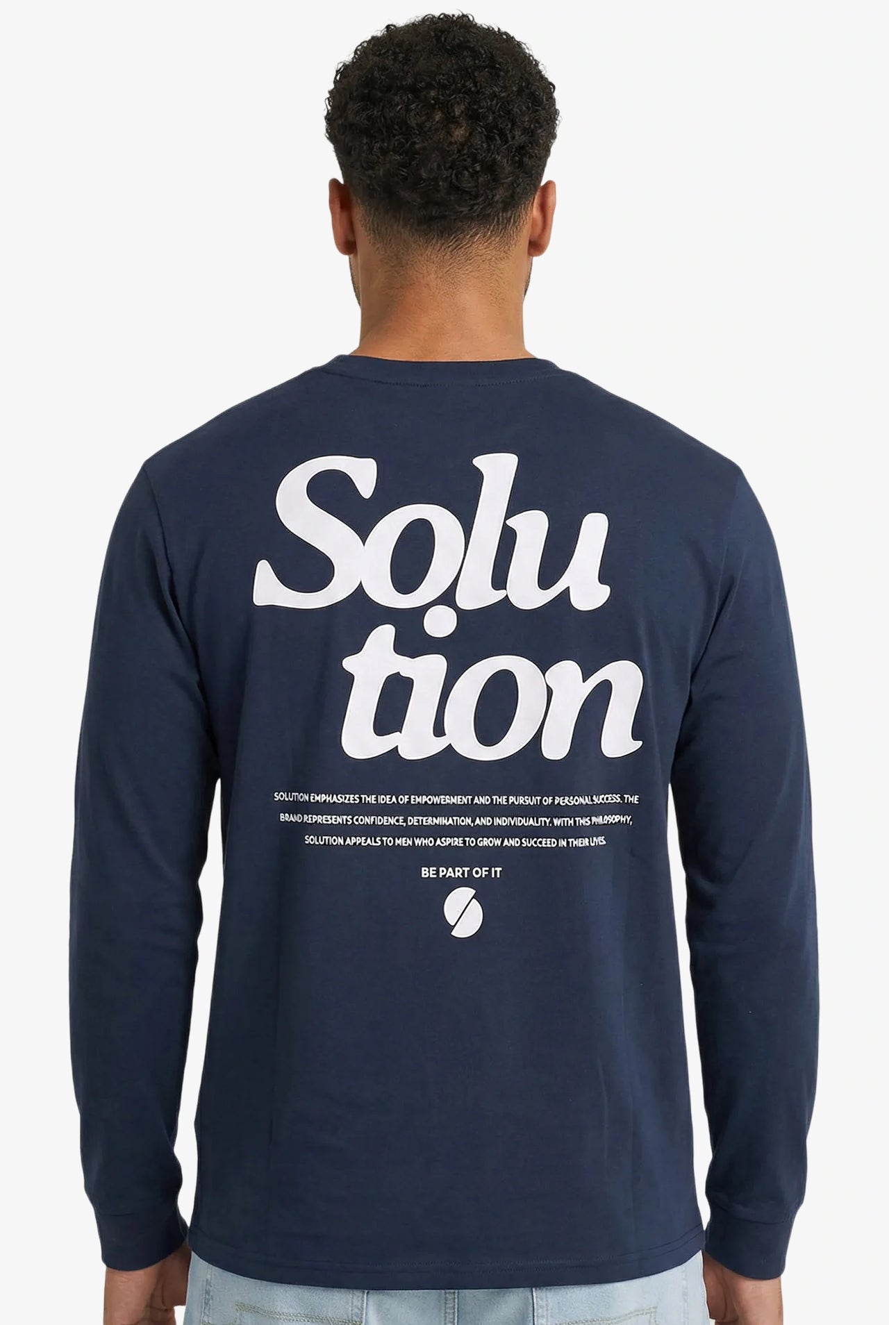 Creative Longsleeve T-Shirt Navy