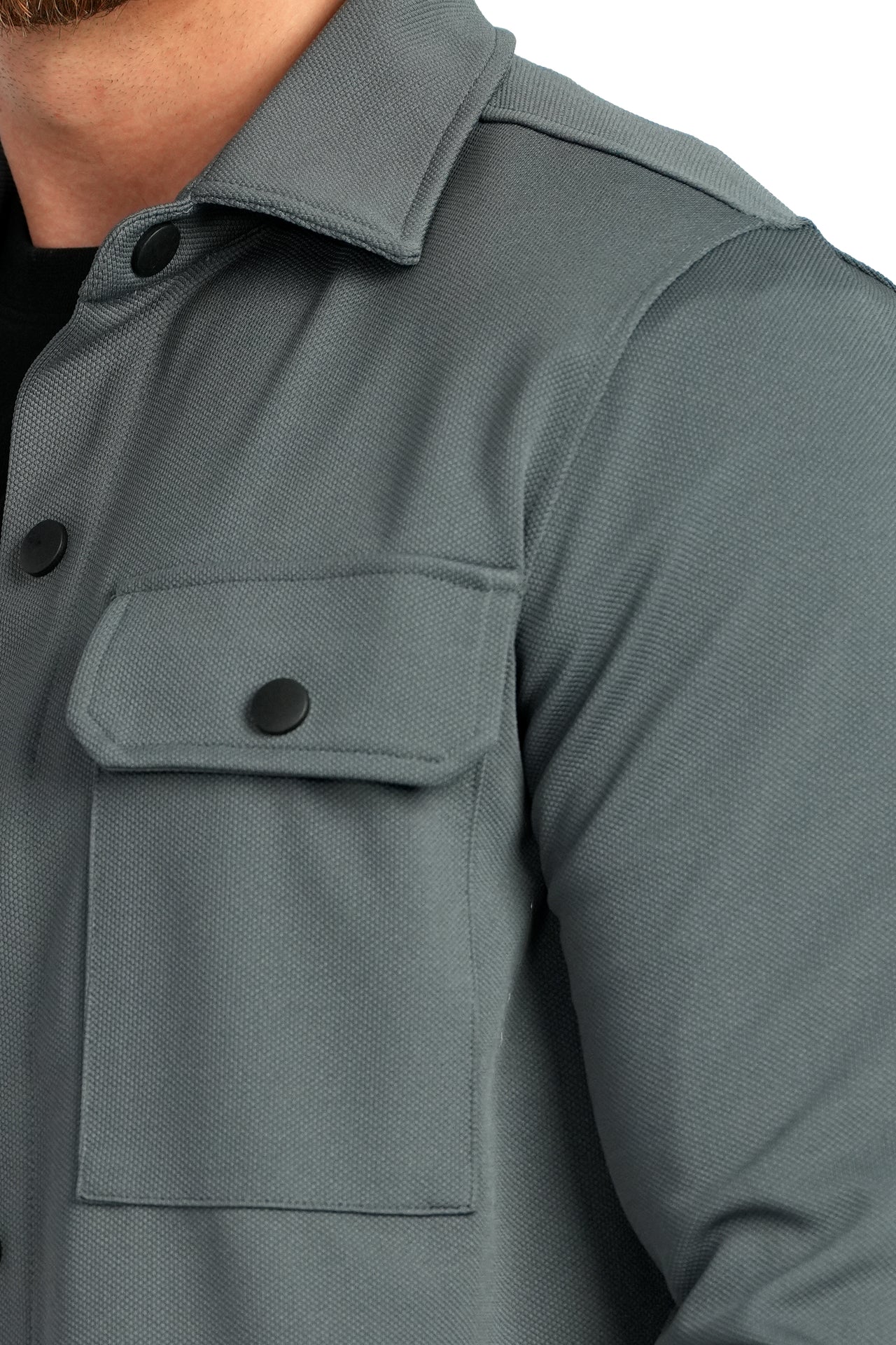 Aspect Overshirt Antraciet