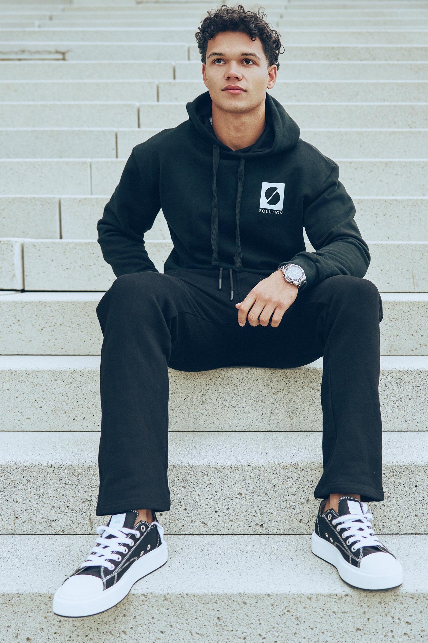 Creative Hoodie Black