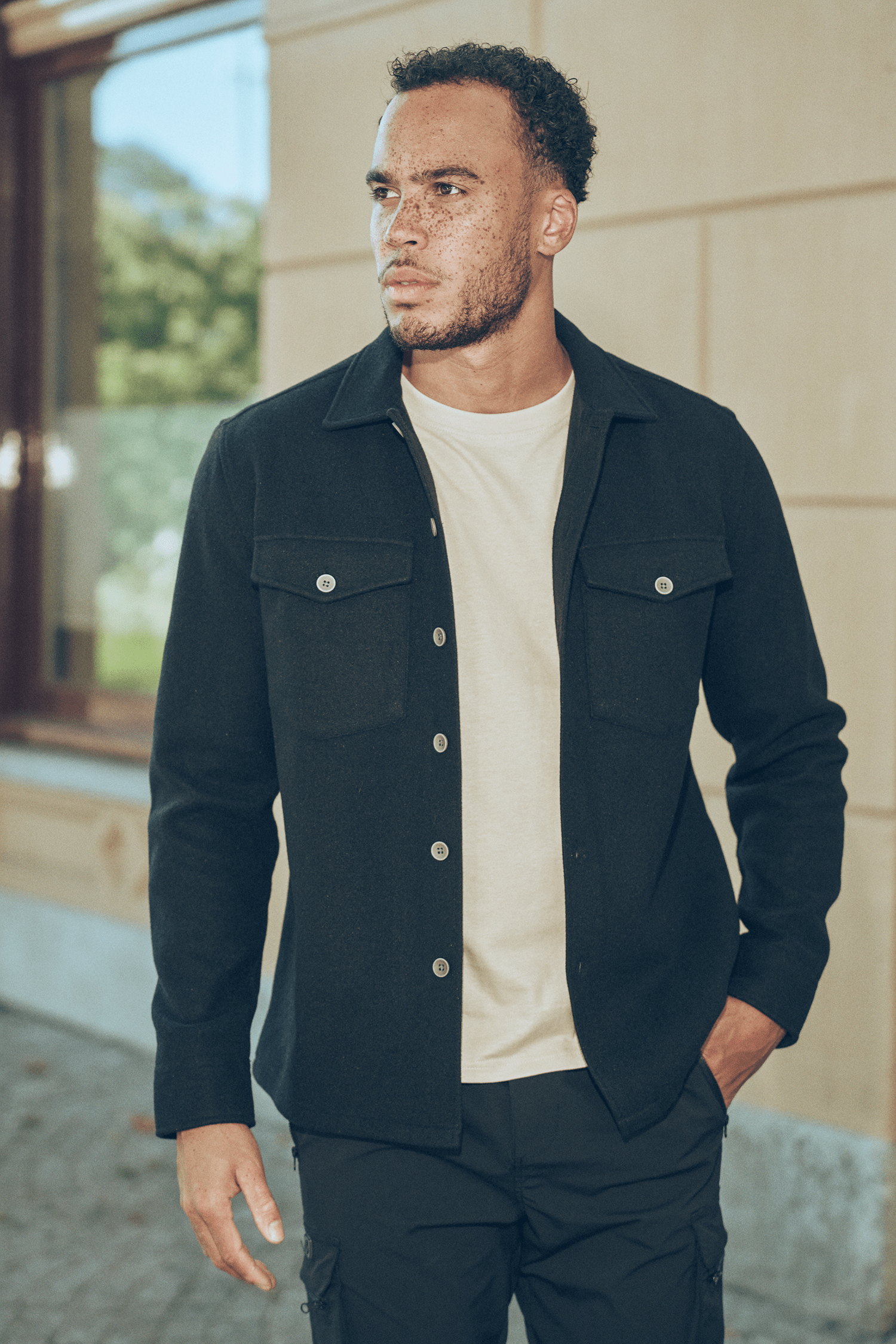 Majestic Overshirt Black