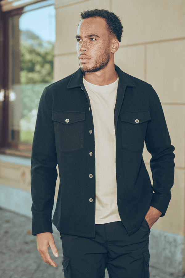 Majestic Overshirt Black