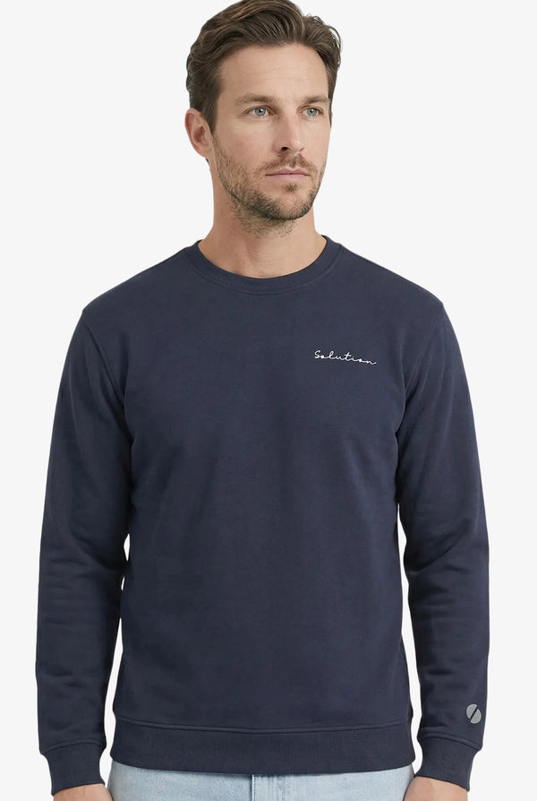 Essential Crewneck Sweater Navy