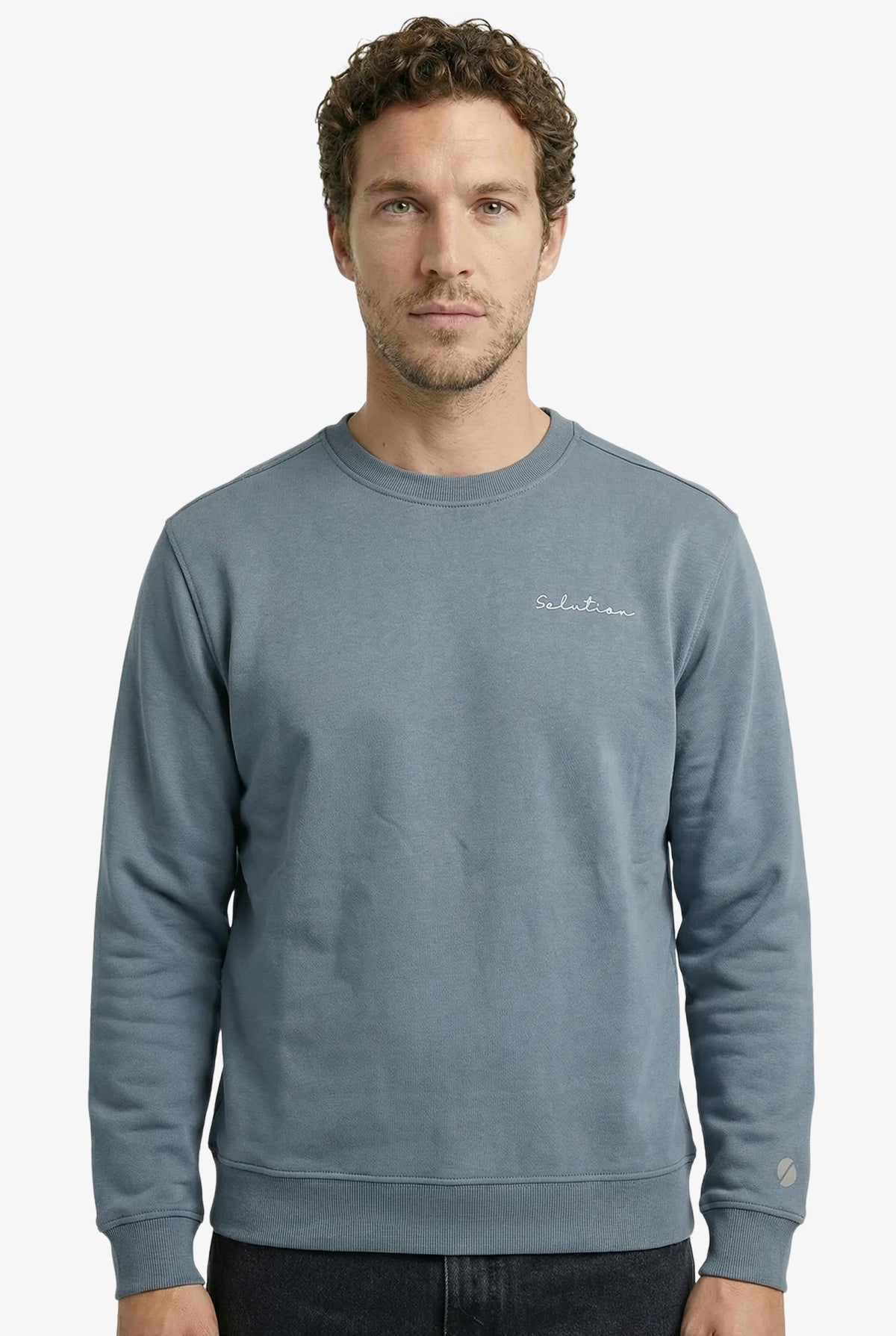 Essential Crewneck Sweater Raf Blue