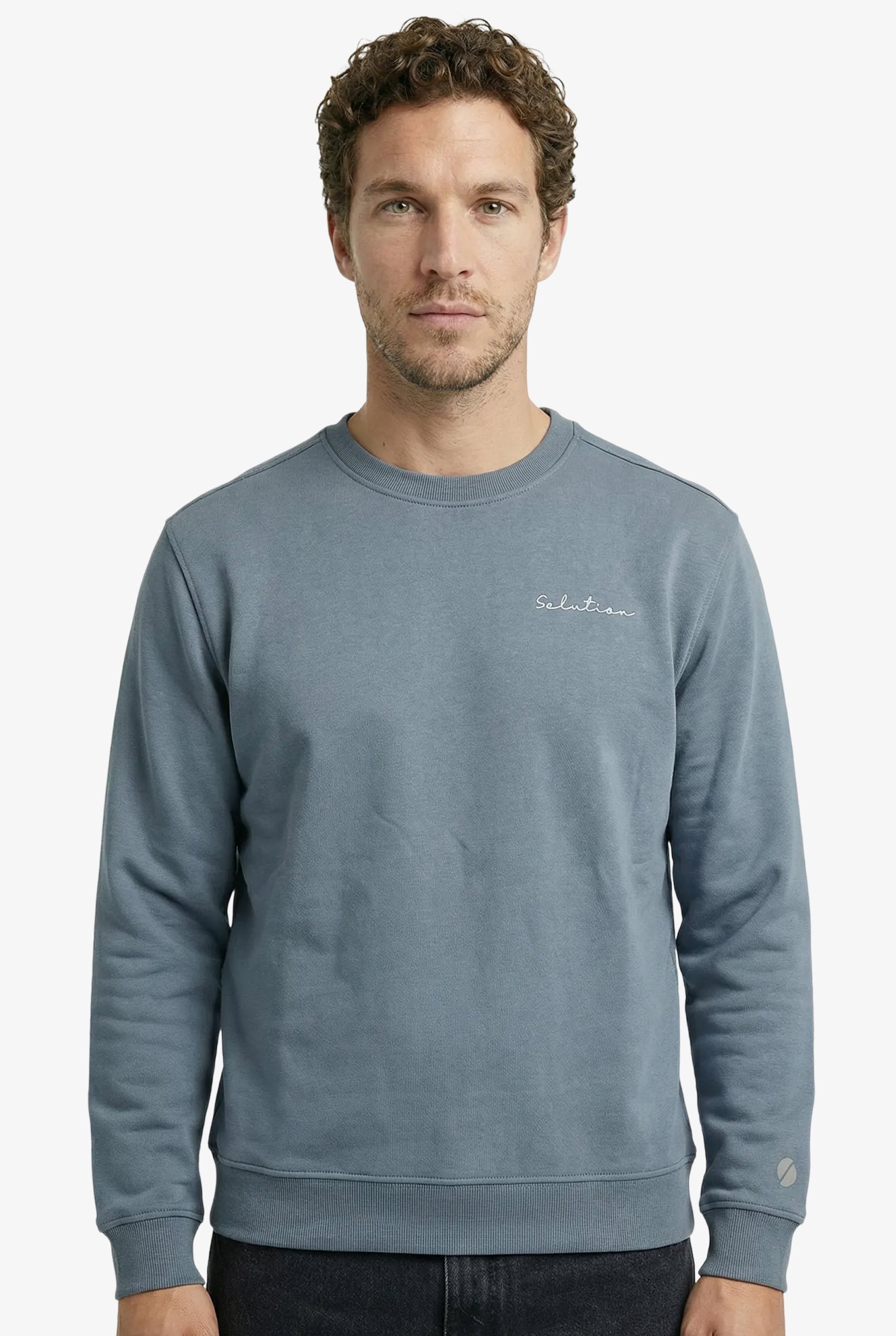 Essential Crewneck Sweater Raf Blue