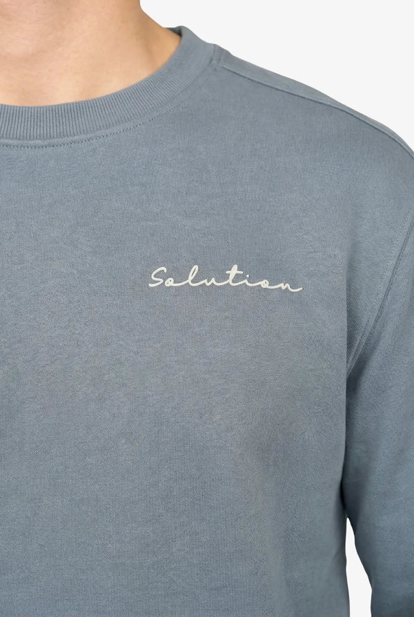 Essential Crewneck Sweater Raf Blue