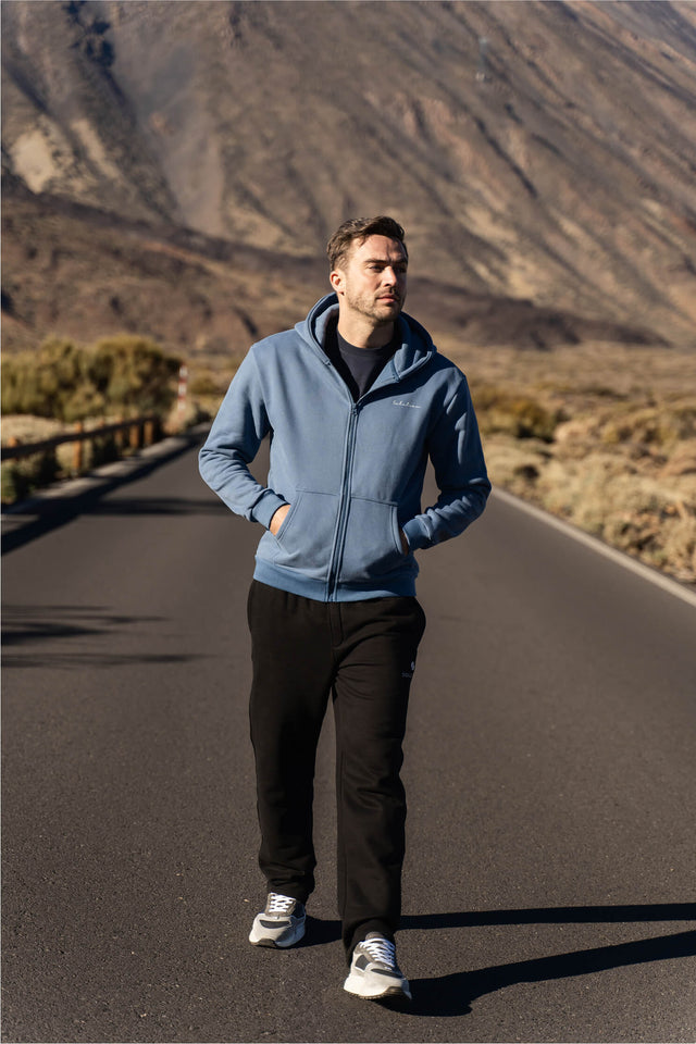 Essential Zipper Hoodie Raf Blue