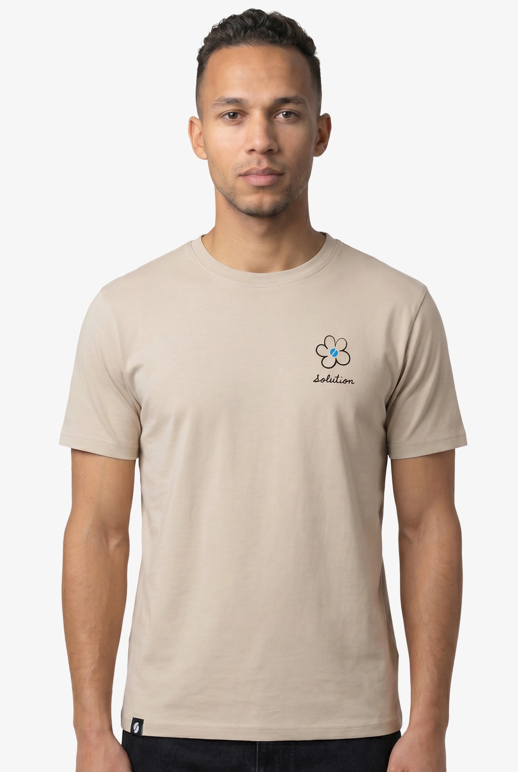 Flower T-Shirt Beige