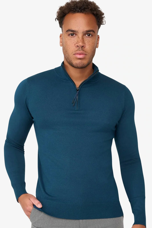 Zipper pullover Simon Navy