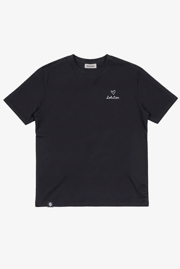 Heart T-Shirt Black