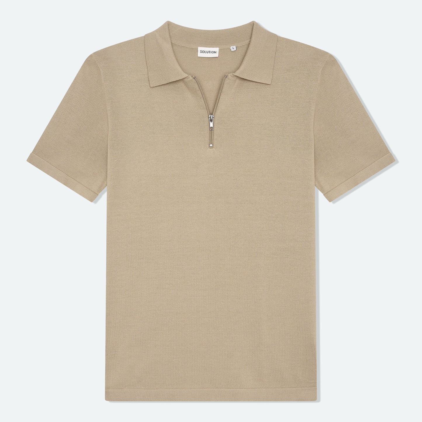 Polo Zipper Taupe