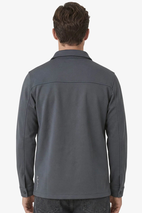 Shift Zipper Overshirt Antraciet