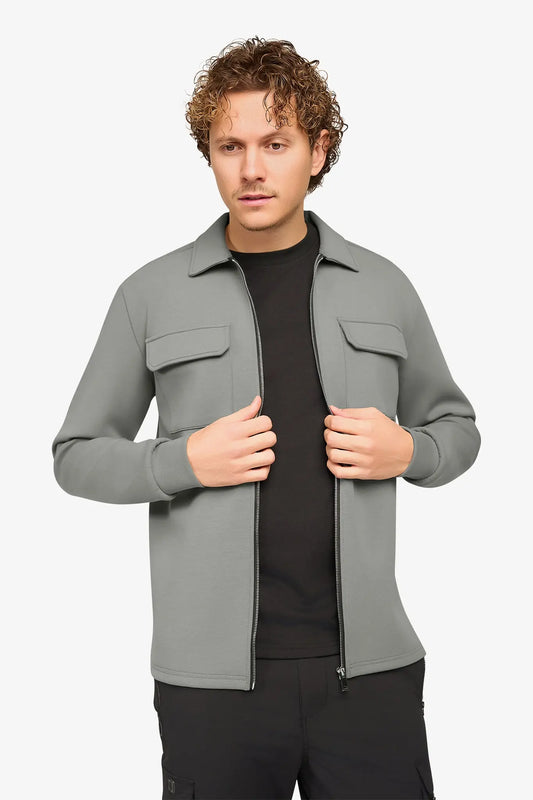 Craft Zipper Overshirt Grey