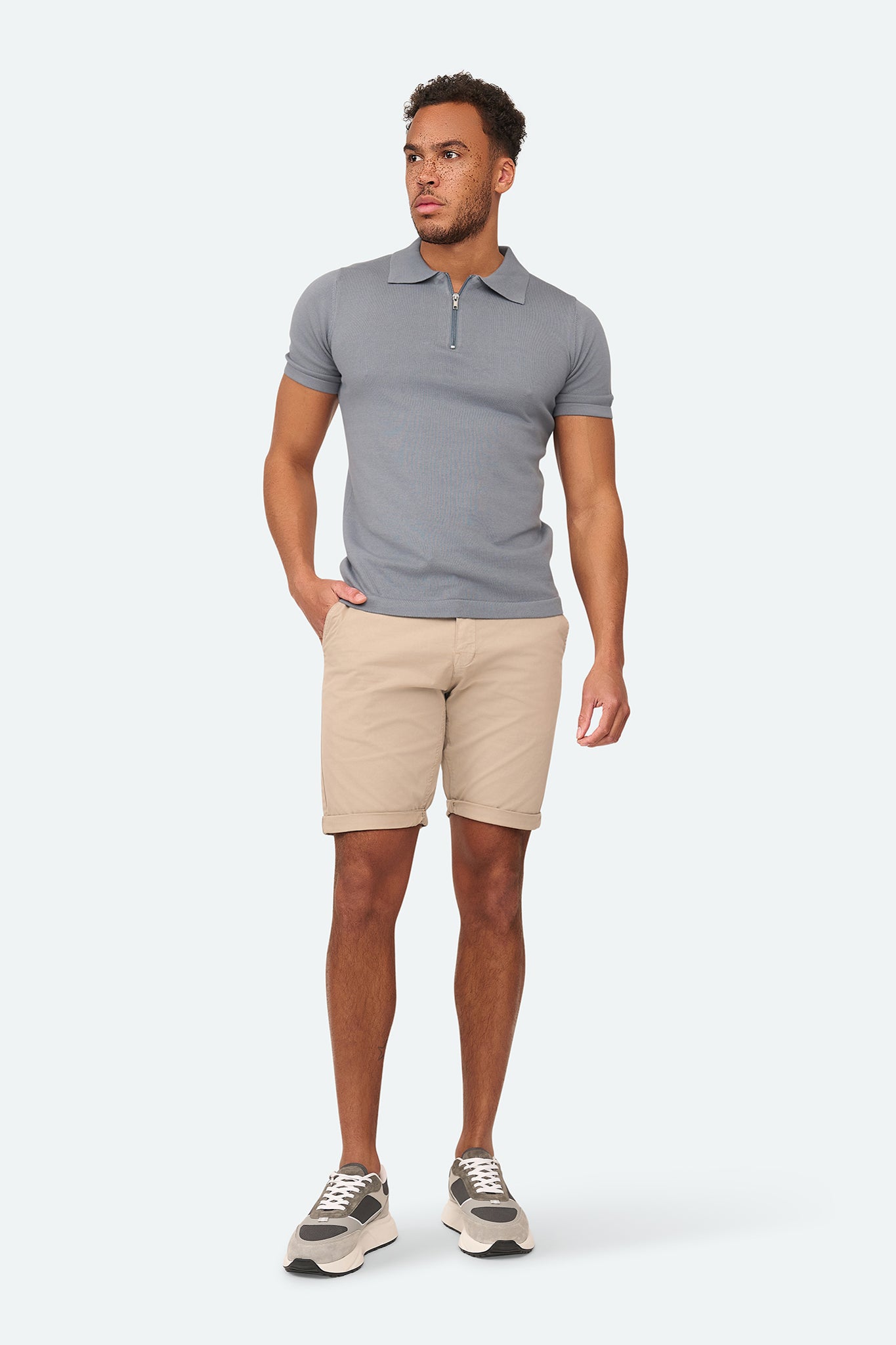 Polo Zipper Raf Blue