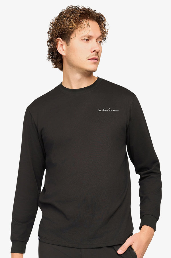 Essential Longsleeve T-Shirt Black