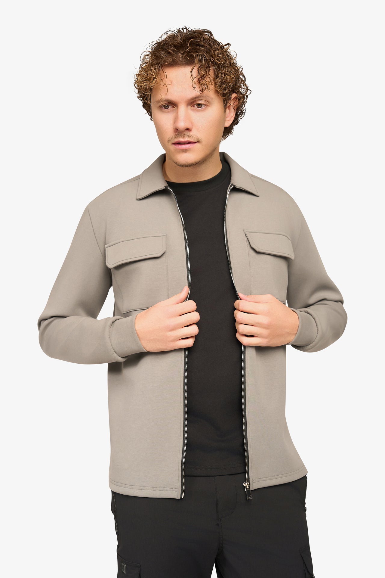 Craft Zipper Overshirt Grey