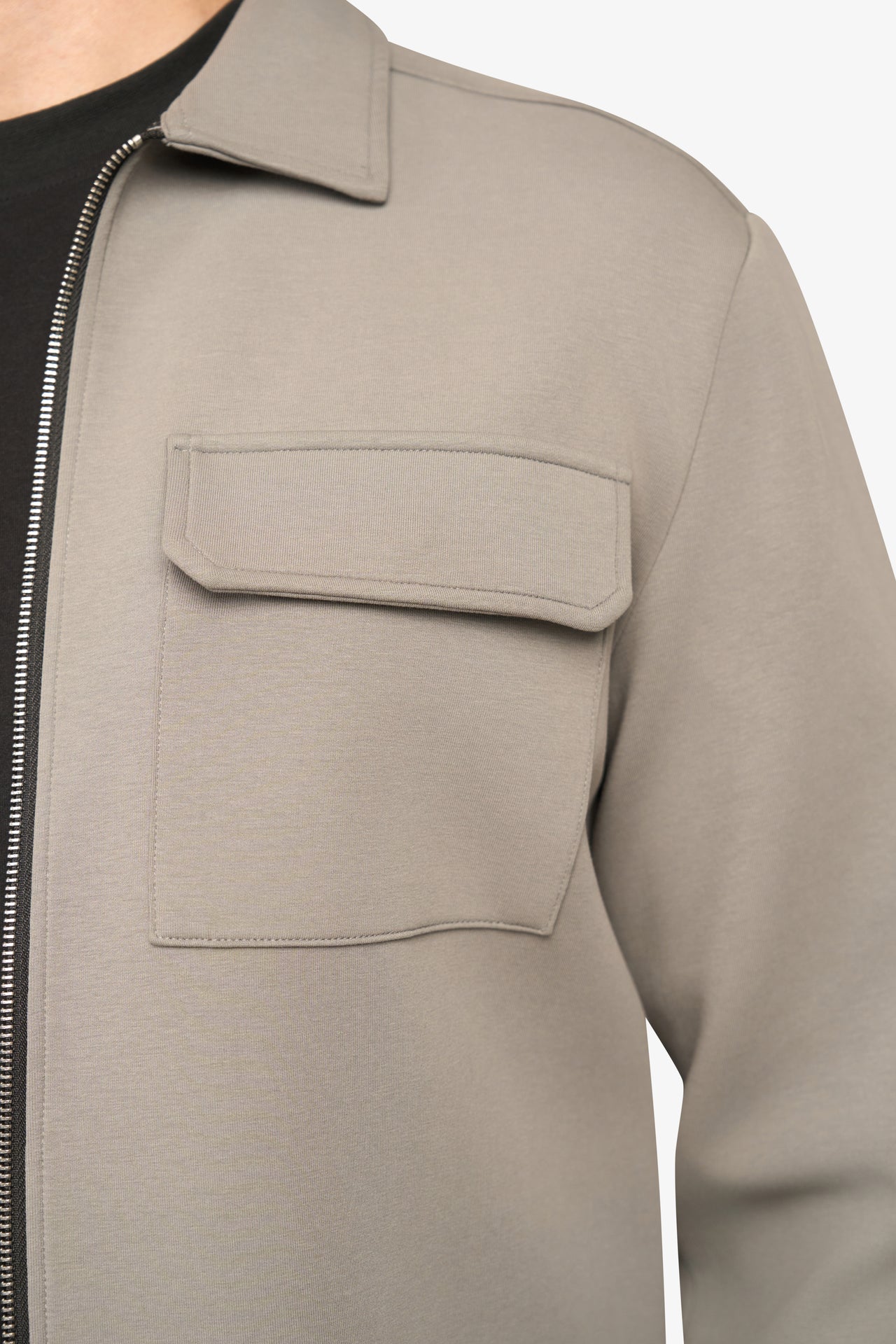 Craft Zipper Overshirt Grey