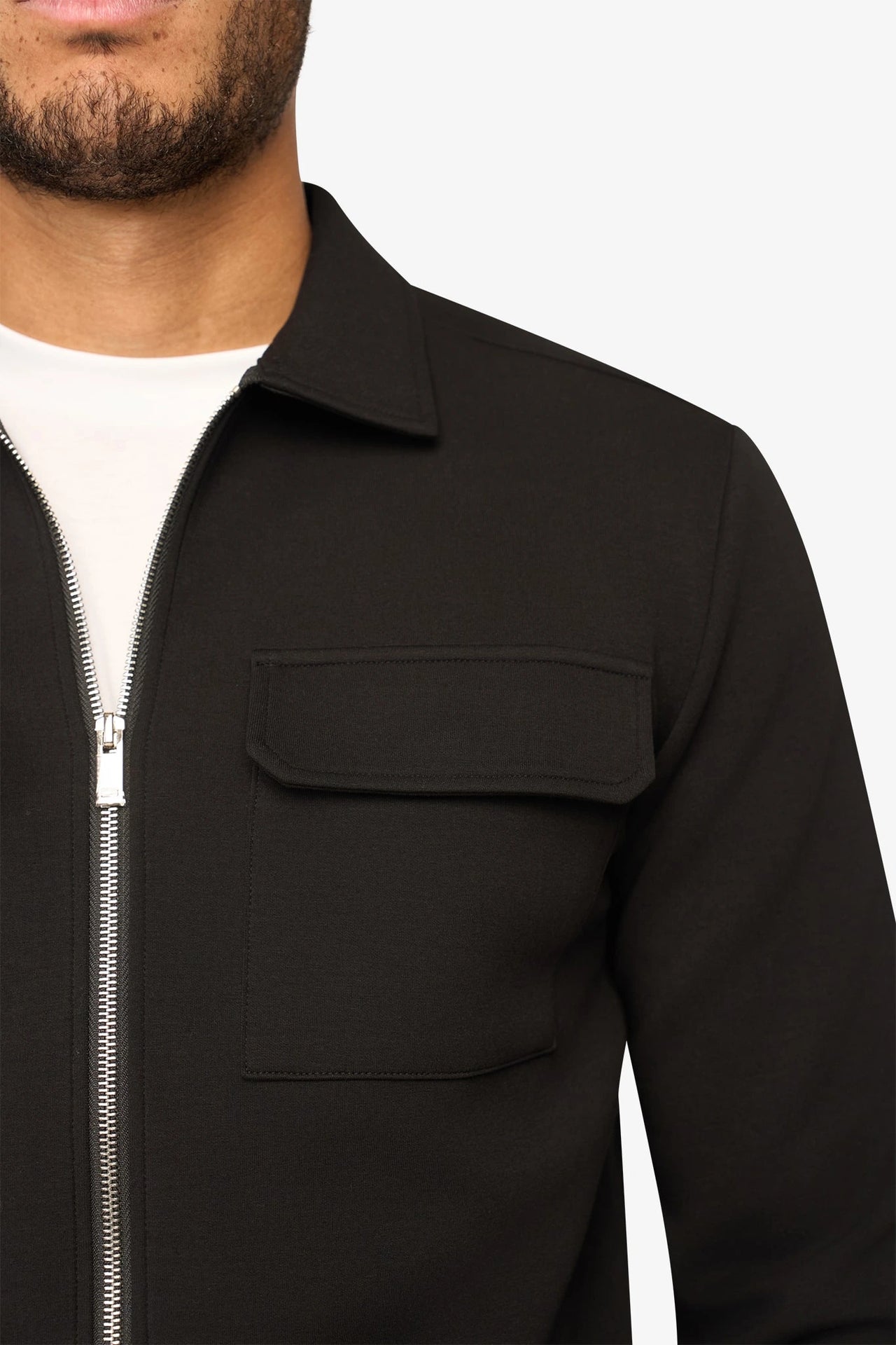 Craft Zipper Overshirt Black