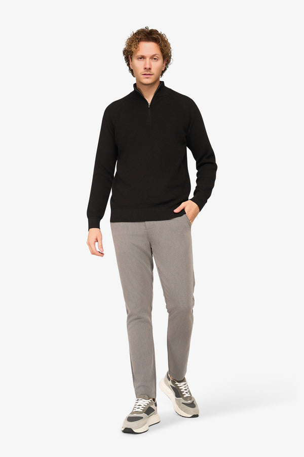 Vantage Zipper Pullover Black