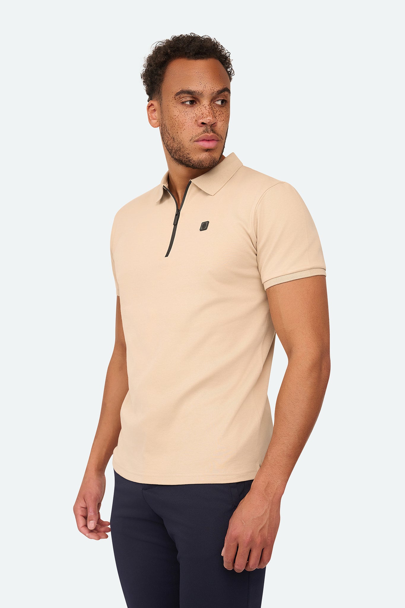 Kurzarm-Polo Olroy Khaki