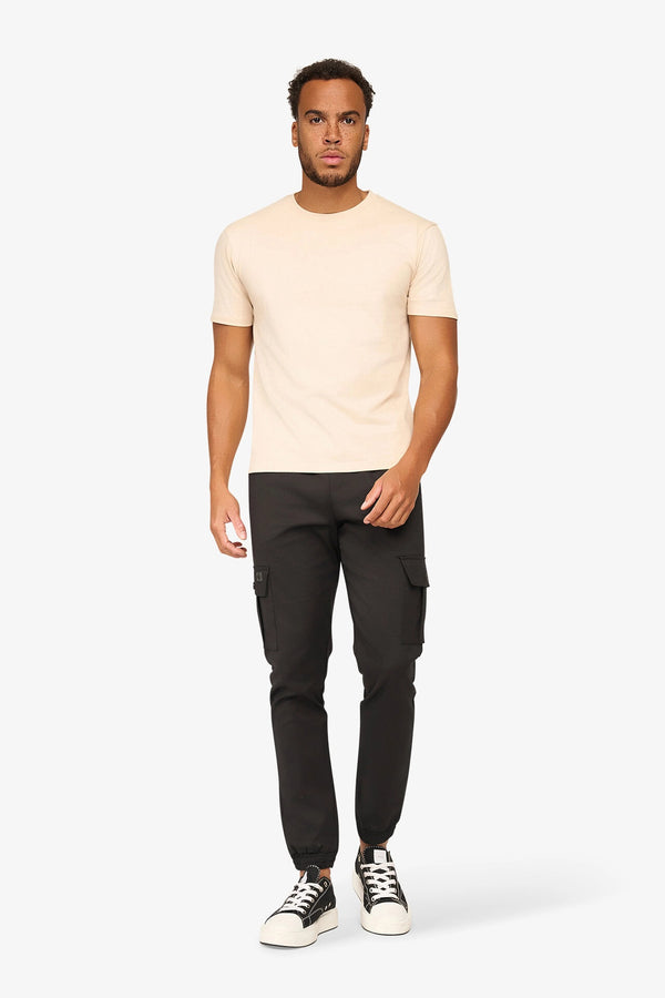 Alpha Basic T-Shirt Regular Fit Beige