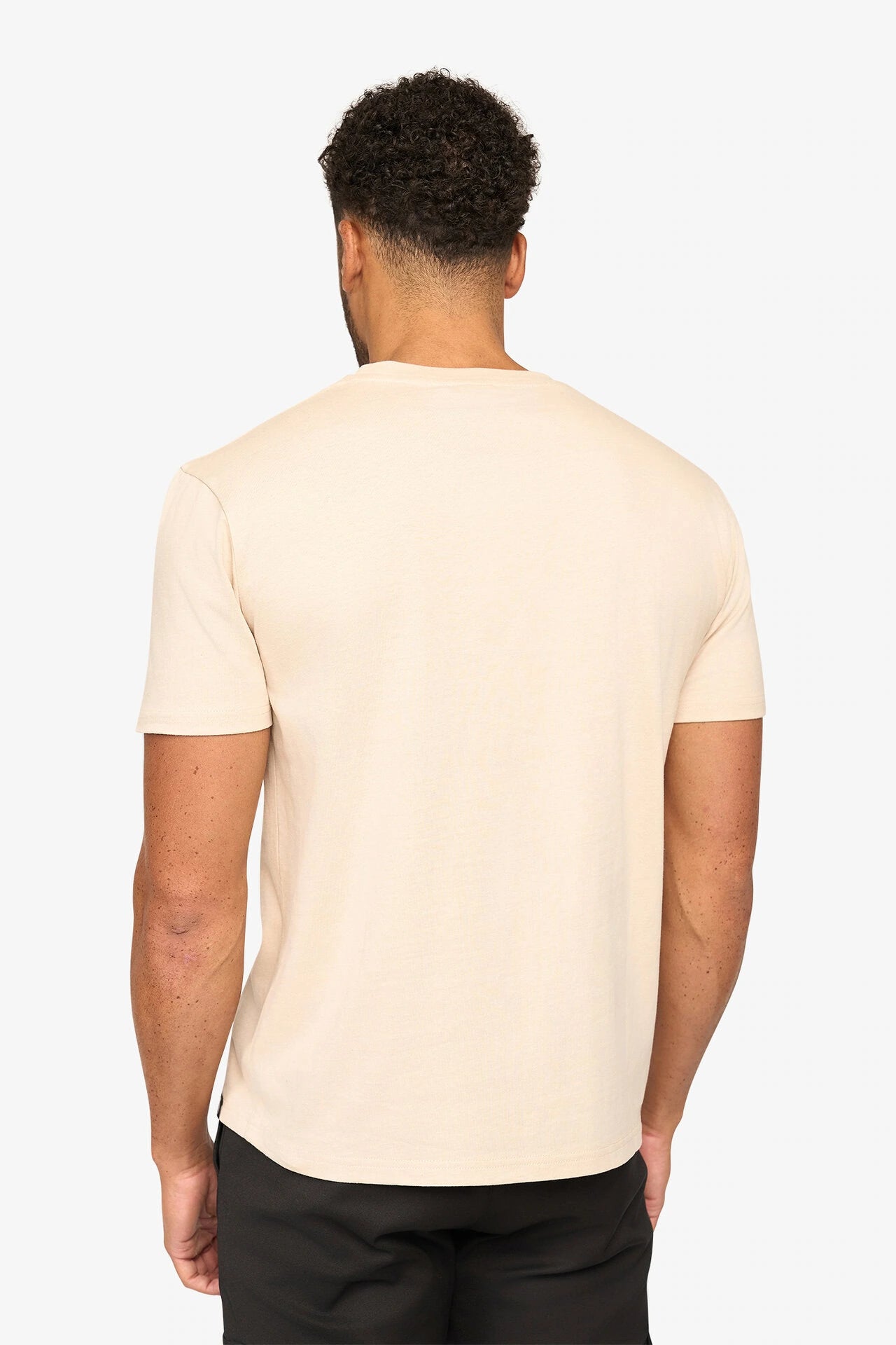 Alpha Basic T-Shirt Regular Fit Beige
