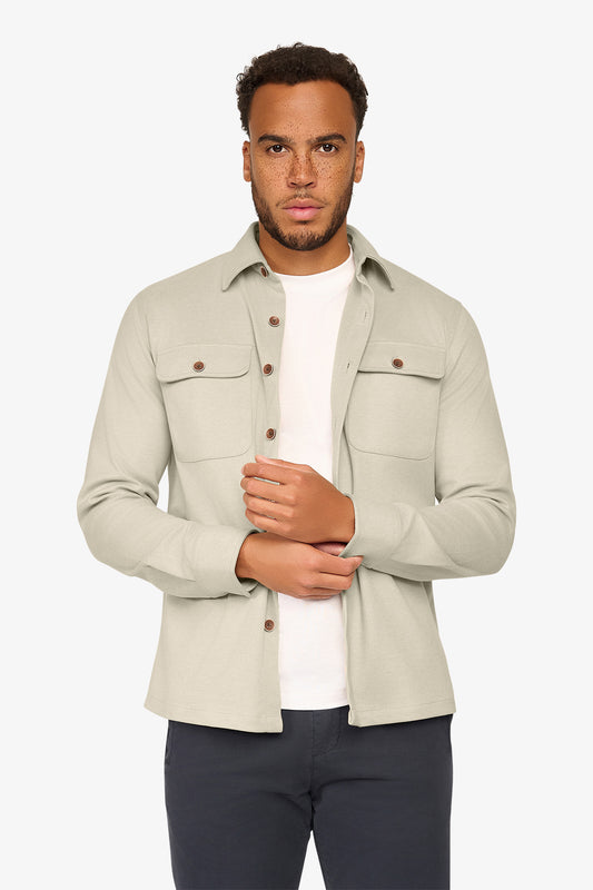 Twist Overshirt Light Beige