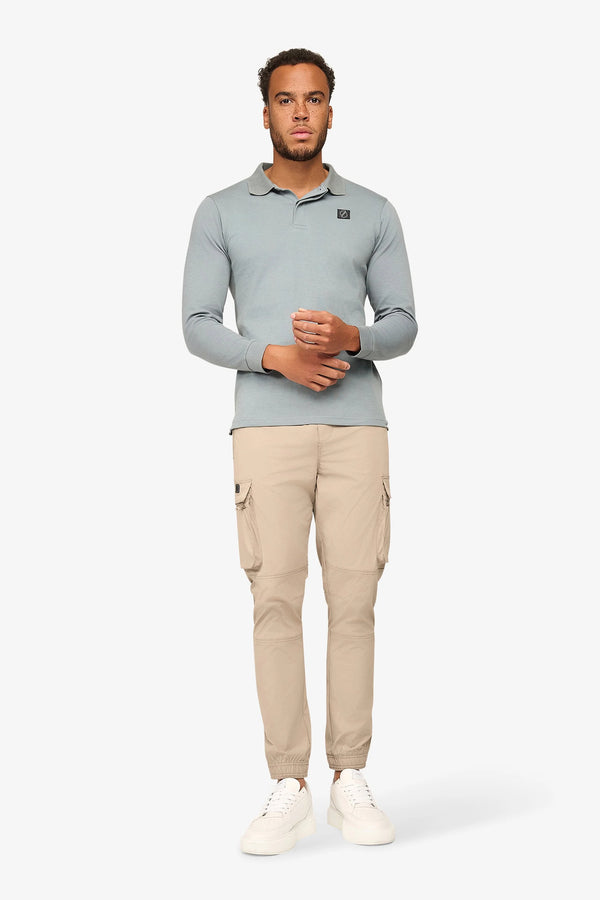 Uptown Longsleeve Polo Raf Blue