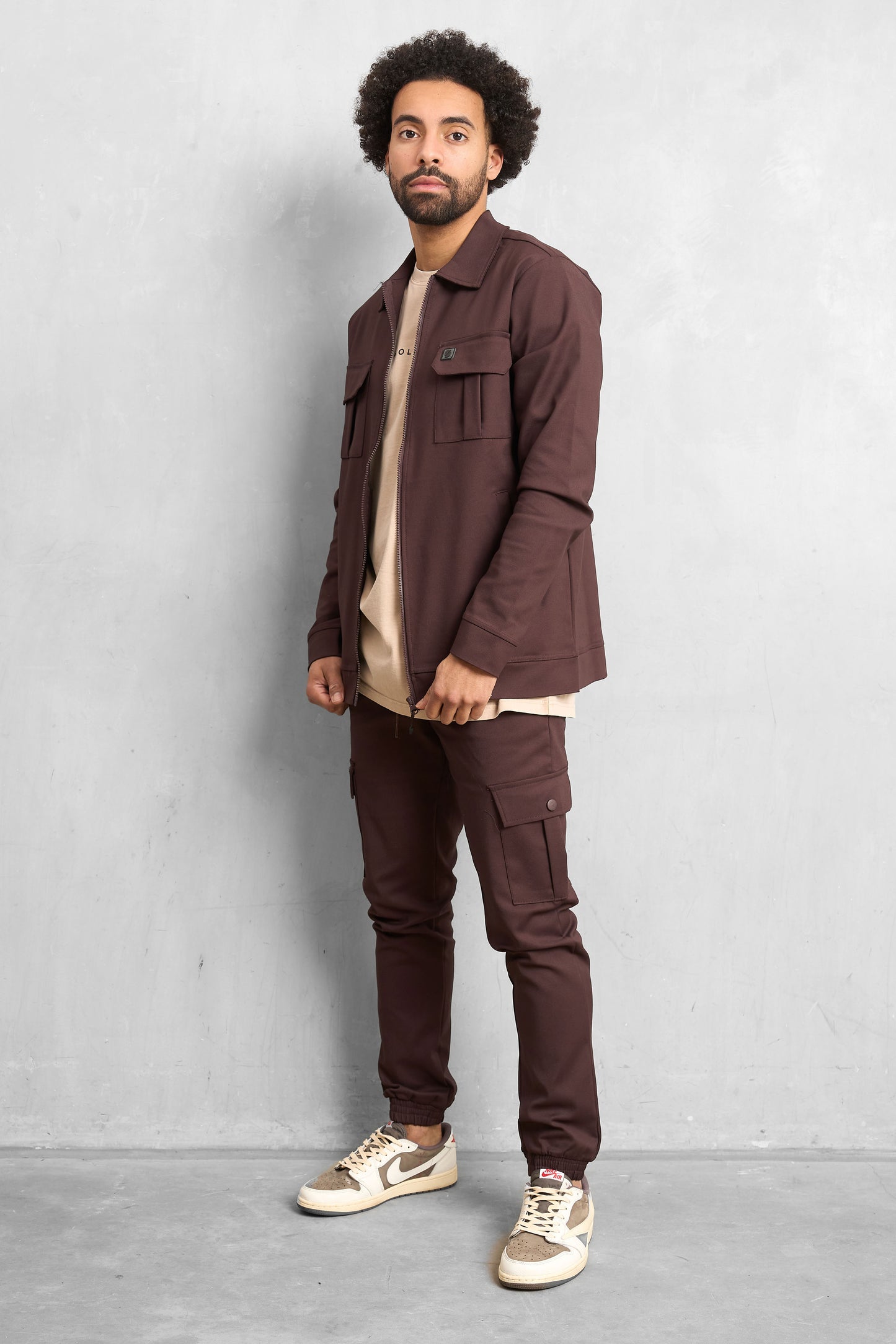 Overshirt Sjack Chicory Coffee