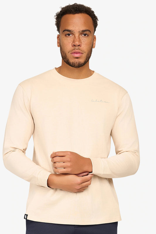 Essential Longsleeve T-Shirt Beige