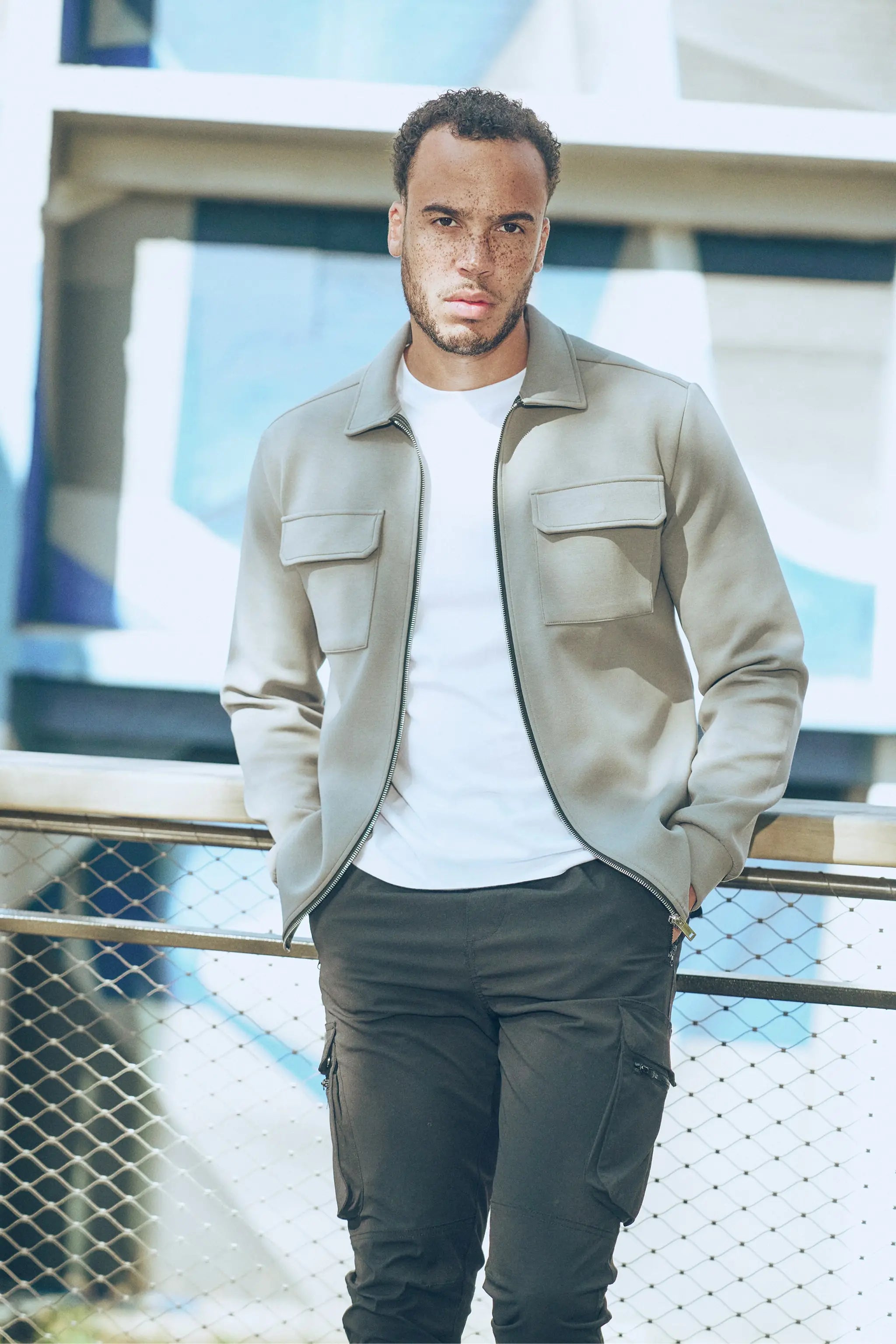 Craft Zipper Overshirt Grey