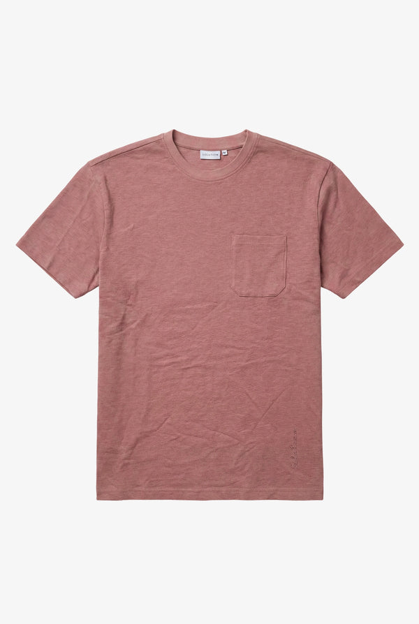 Strata Pocket T-Shirt Faded Rose