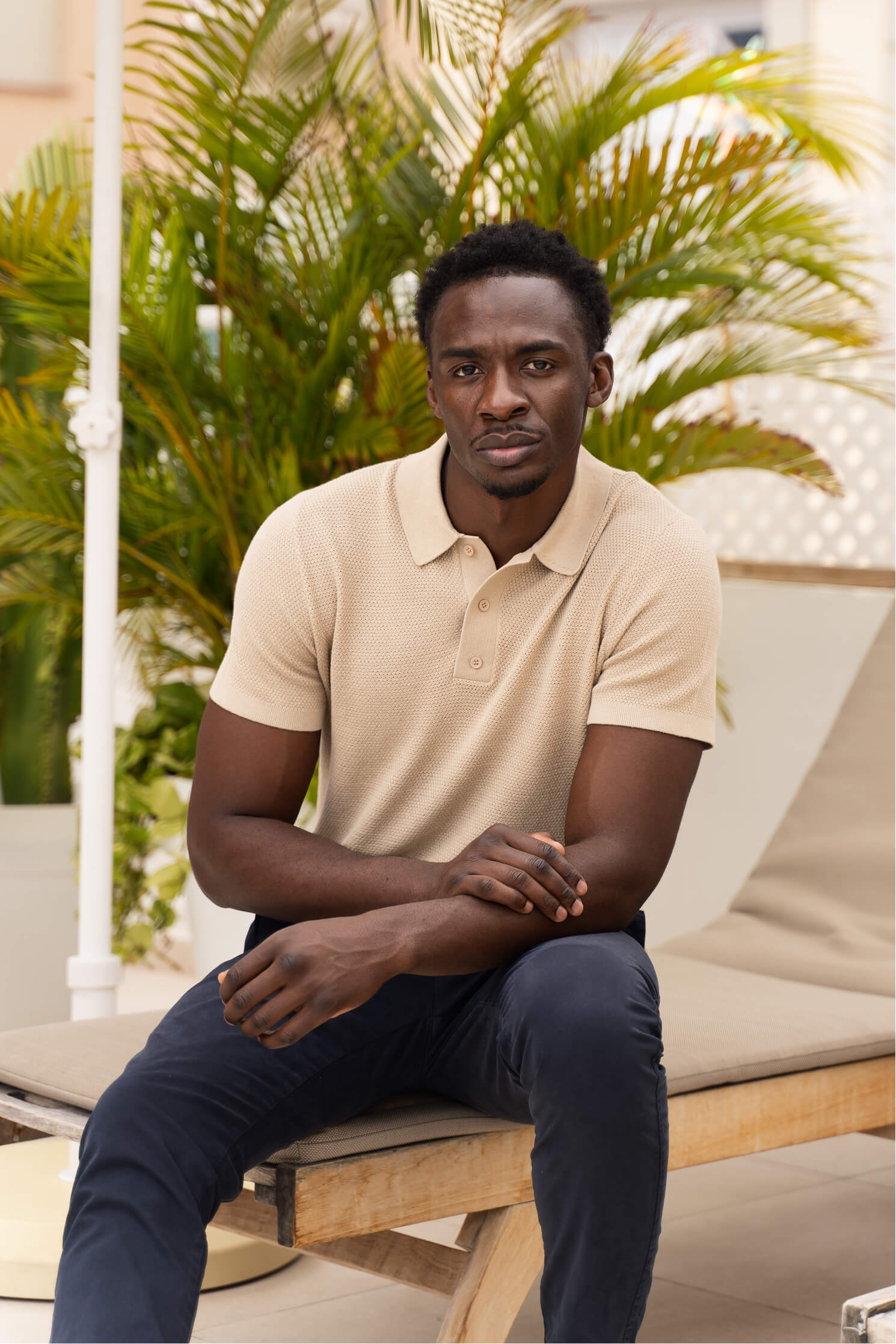 Waffle Polo Zenith Beige