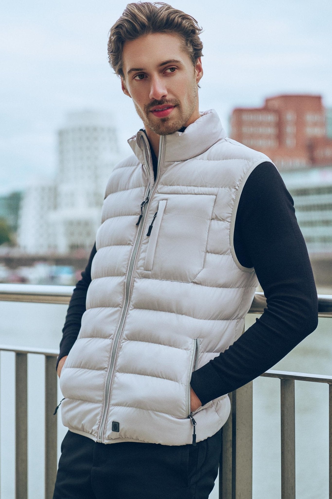 Bodywarmer Forever Beige - Solution Clothing