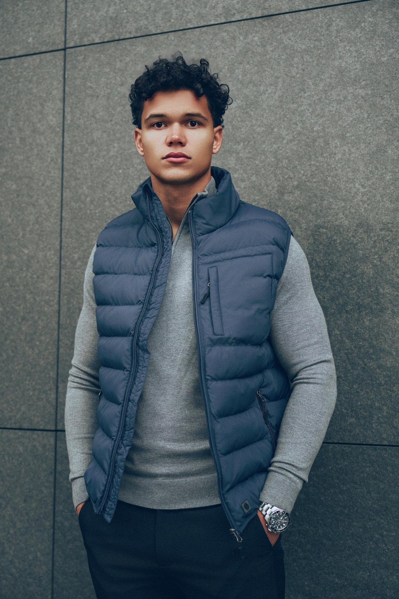 Bodywarmer Forever Navy - Solution Clothing