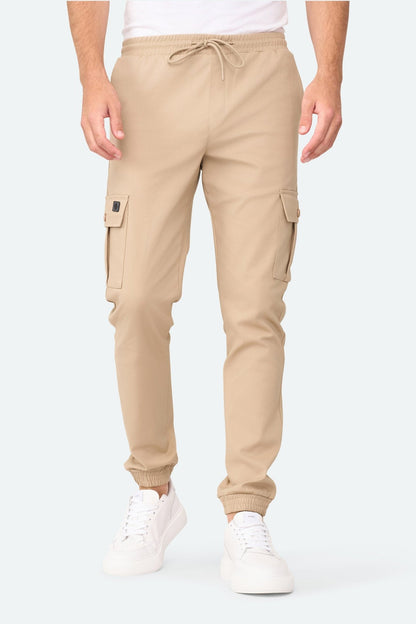 Cargo pant Henry Beige - Solution Clothing