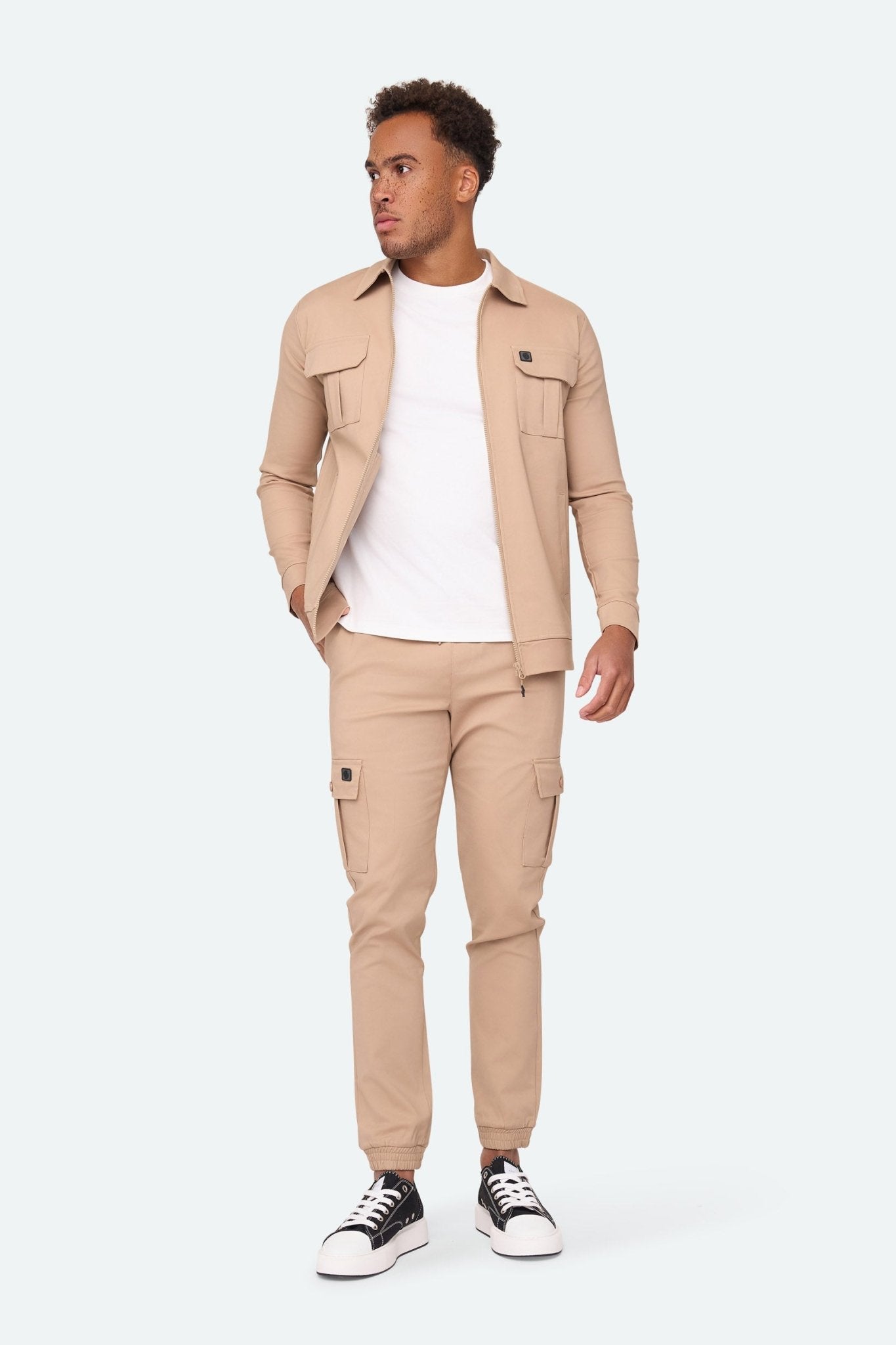 Cargo pant Henry Beige - Solution Clothing