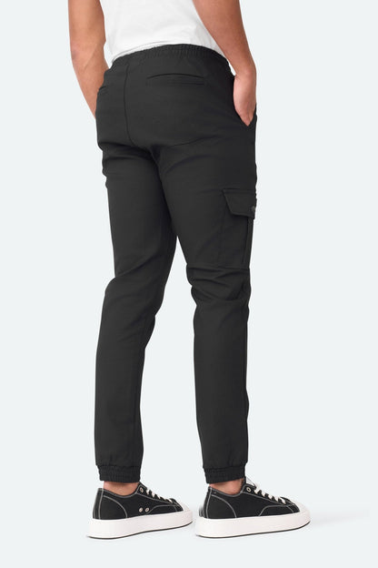 Cargo pant Henry Black - Solution Clothing