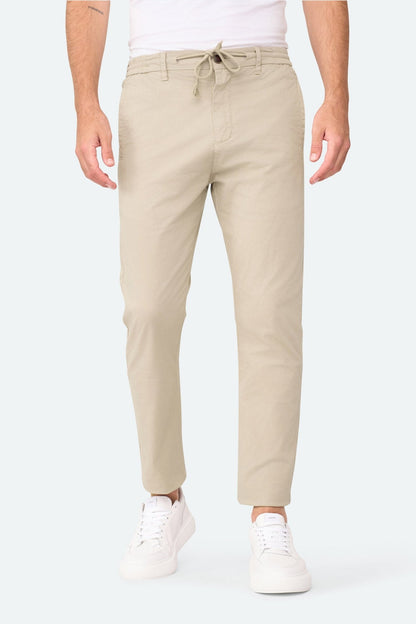 Cotton Chino Pant Prime Sand - Solution Clothing