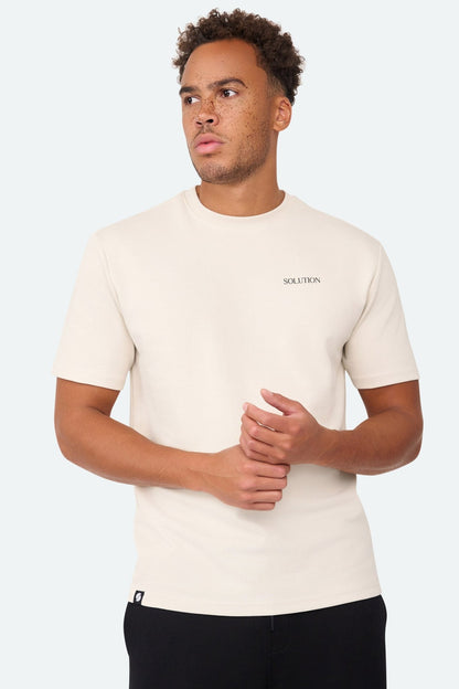 Creative Tee Beige - Solution Clothing