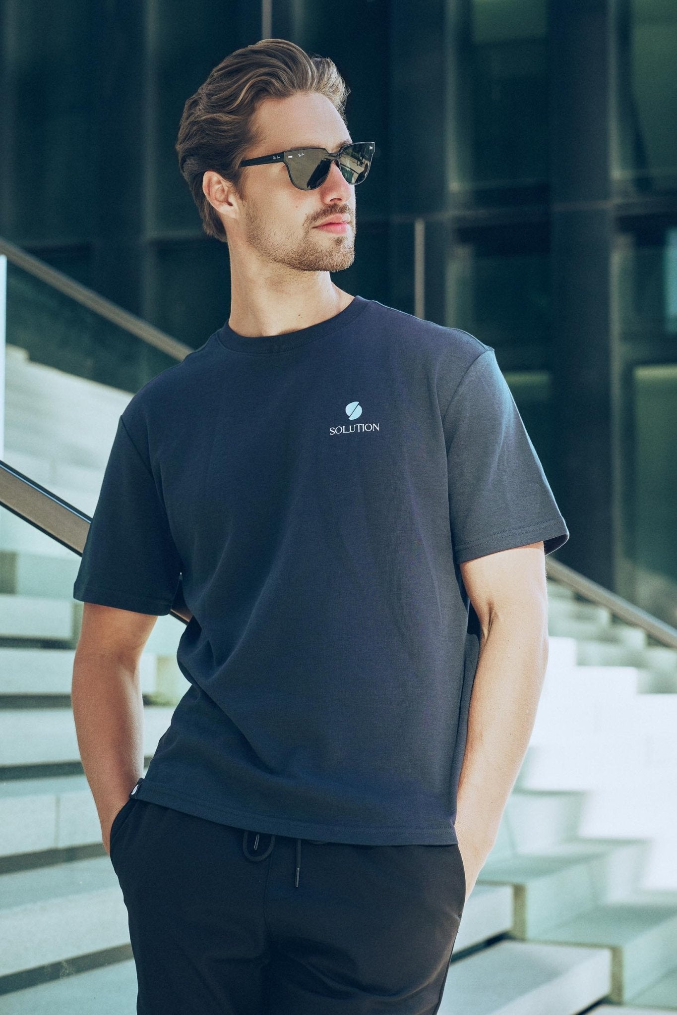 Creative Tee Navy - Solution Clothing