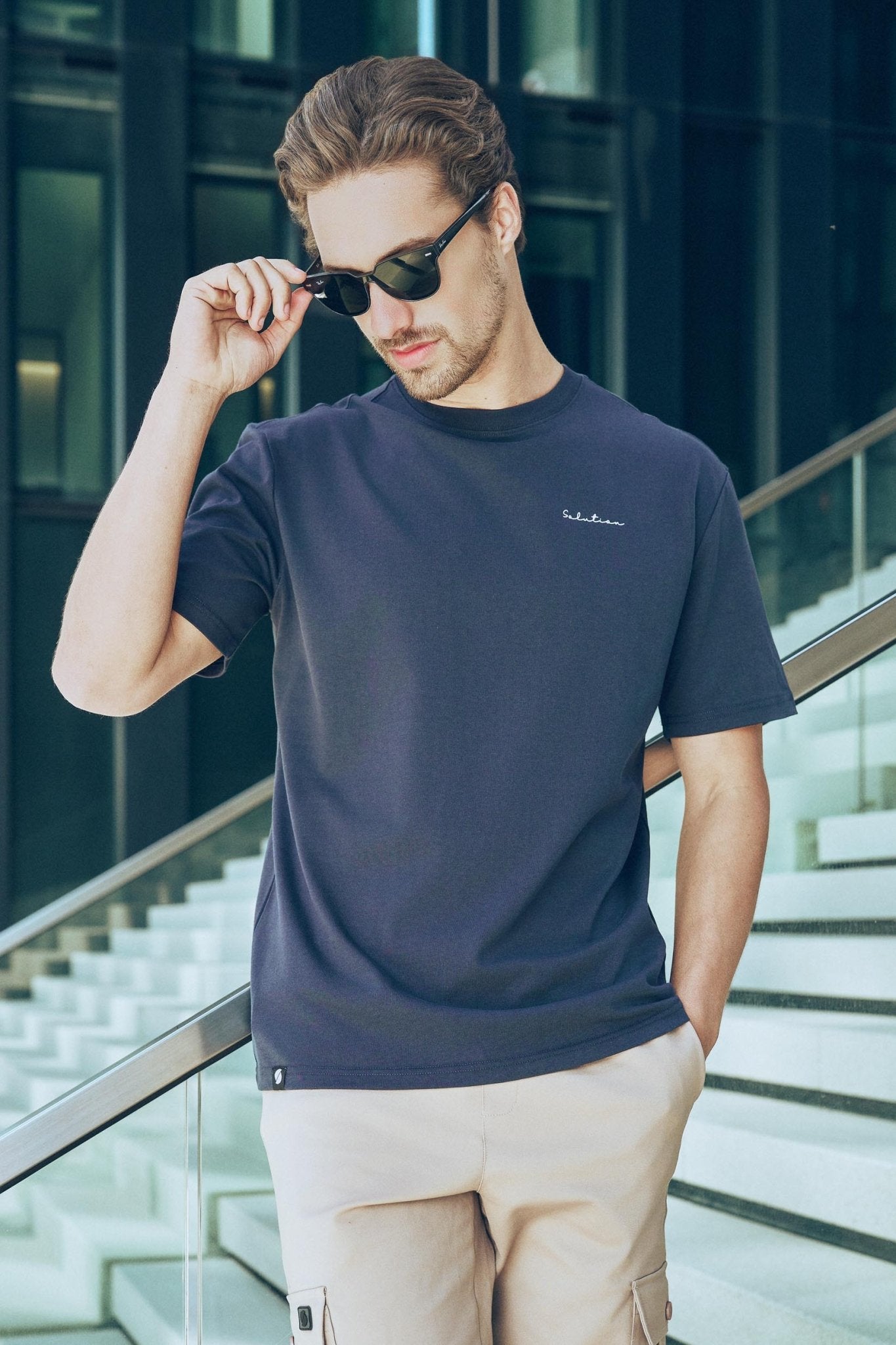 Essential Tee Navy - Solution Clothing