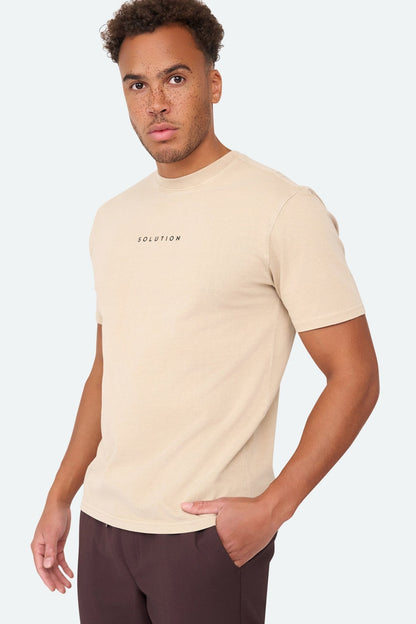 Garment Tee Khaki - Solution Clothing