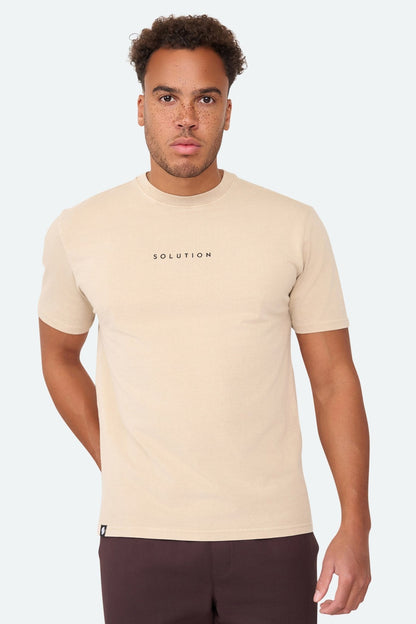 Garment Tee Khaki - Solution Clothing